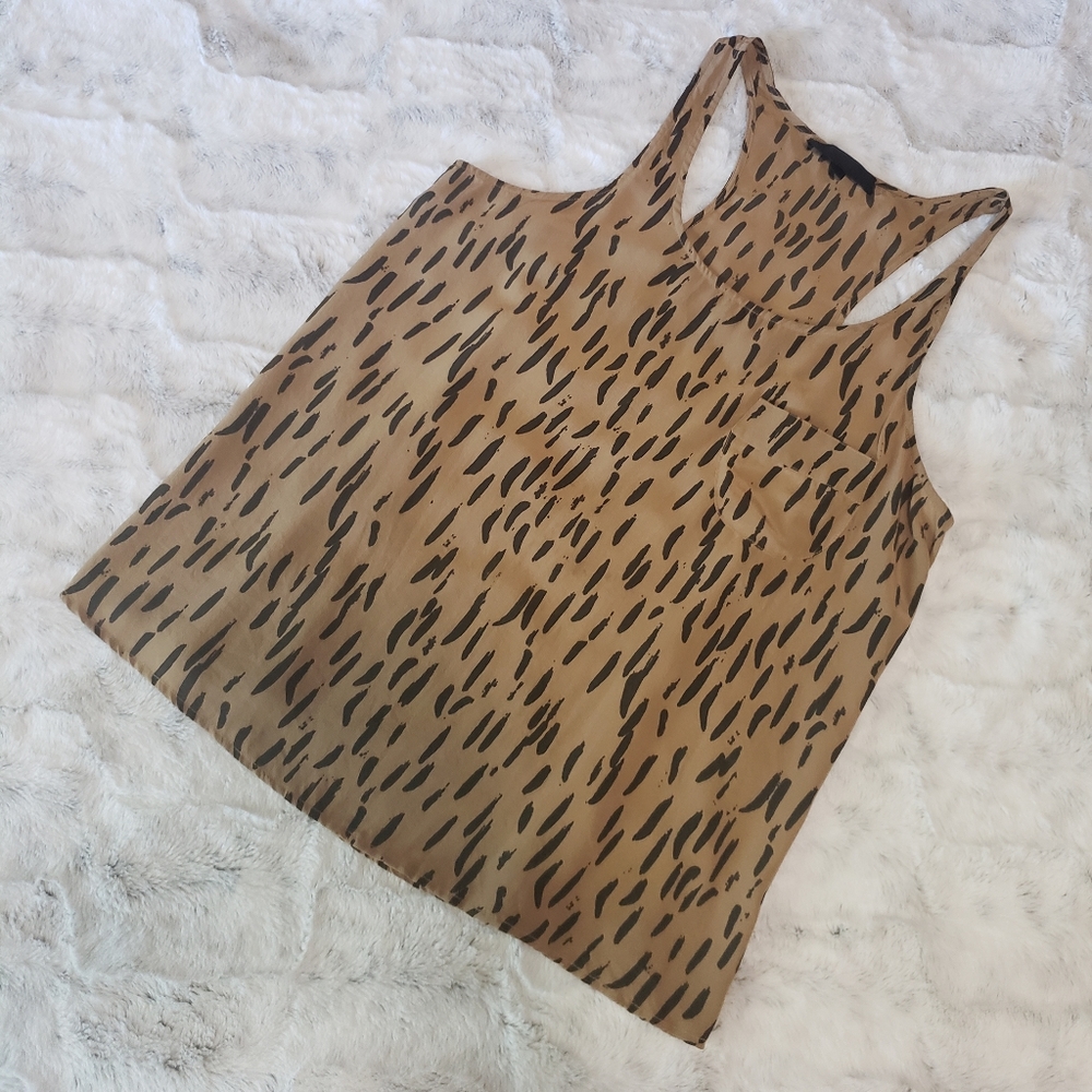 Animal Print Racerback Tank Top - Picture 4 of 5
